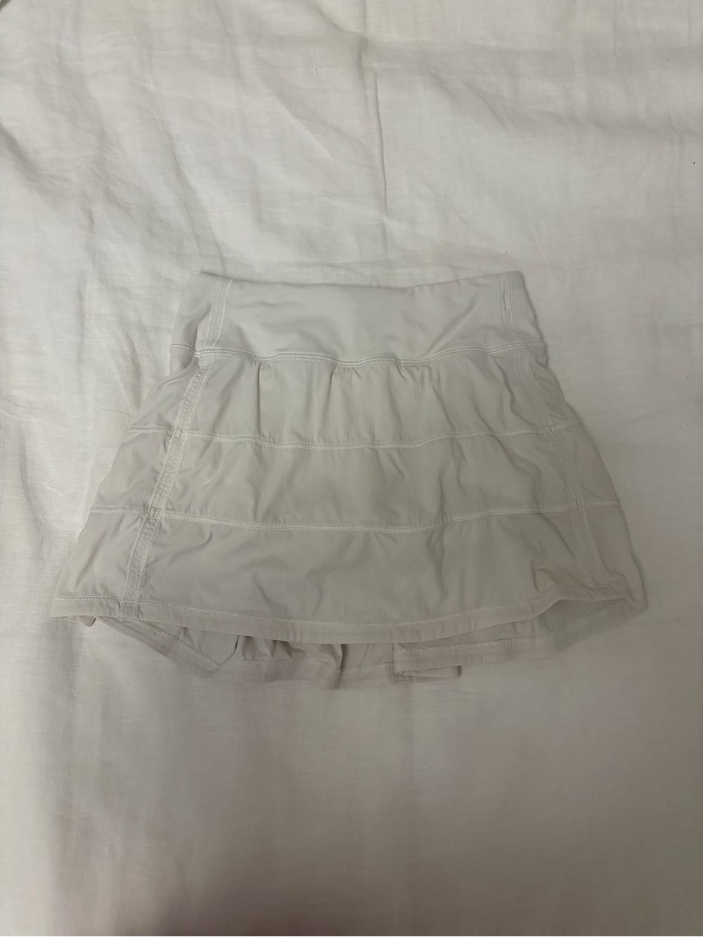 Lululemon - Pace Rival Mid-Rise Skirt - White - Size 0 !! 🎾